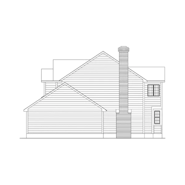 Neoclassical House Plan Right Elevation - Lamont Place Bungalow Home 033D-0011 - Shop House Plans and More