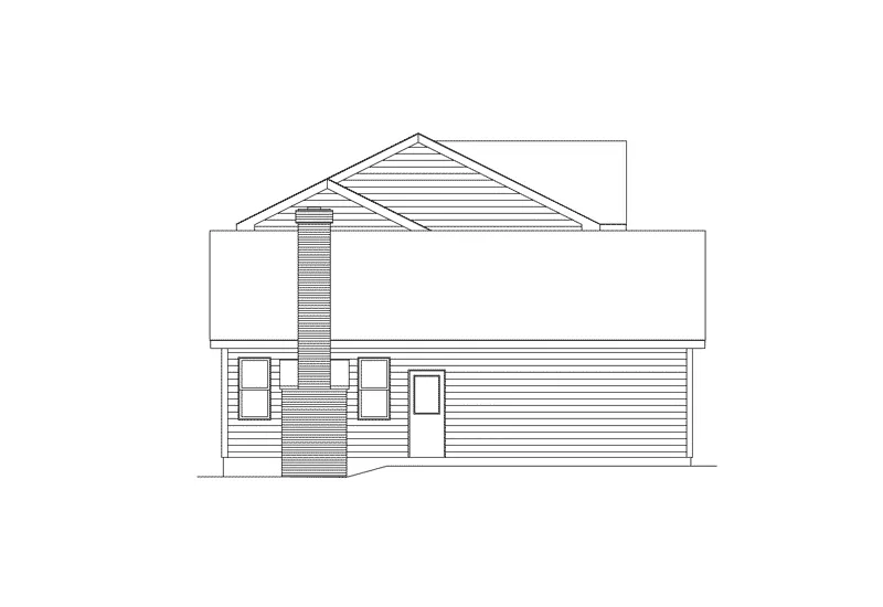 Southern House Plan Left Elevation - Mapleview Country Farmhouse 033D-0013 - Shop House Plans and More