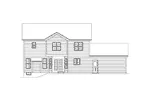 Traditional House Plan Rear Elevation - Elizabeth Southern Country Home 033D-0014 - Search House Plans and More