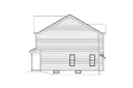 Traditional House Plan Right Elevation - Elizabeth Southern Country Home 033D-0014 - Search House Plans and More