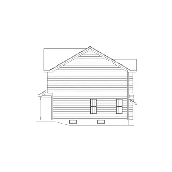 Country House Plan Right Elevation - Elizabeth Southern Country Home 033D-0014 - Search House Plans and More