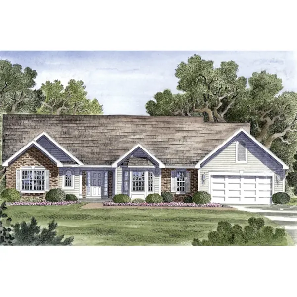 Spacious Ranch Plan With Multiple Gables