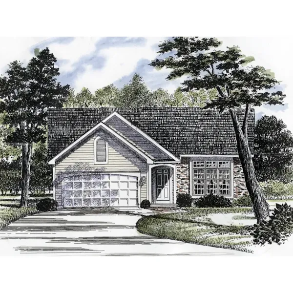 Double Gabled Ranch Design