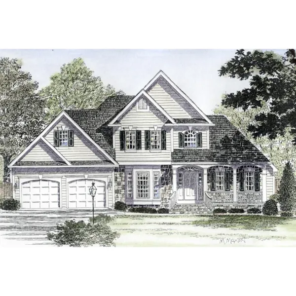 Multiple Gables and Overall Appealing Traditional Design