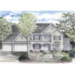 Traditional Home Design With Multiple Brick Exteriors