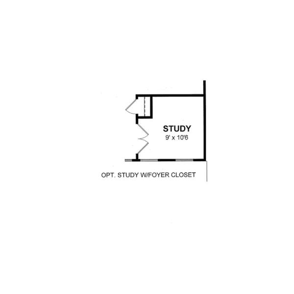 Traditional House Plan Optional Floor Plan - Dobbin Country Home 034D-0089 - Search House Plans and More