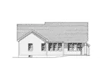 Ranch House Plan Rear Elevation - Parson Bend Ranch Home 034D-0105 - Shop House Plans and More
