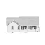 Ranch House Plan Rear Elevation - Parson Bend Ranch Home 034D-0105 - Shop House Plans and More