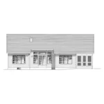 Traditional House Plan Rear Elevation - Becky Valley Ranch Home 034D-0109 - Search House Plans and More