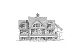 Cabin & Cottage House Plan Rear Elevation - Avon Downs Neoclassical Home 034D-0110 - Search House Plans and More