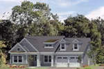 Arts & Crafts House Plan Front of House 034D-0118