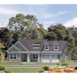 Arts & Crafts House Plan Front of House 034D-0118