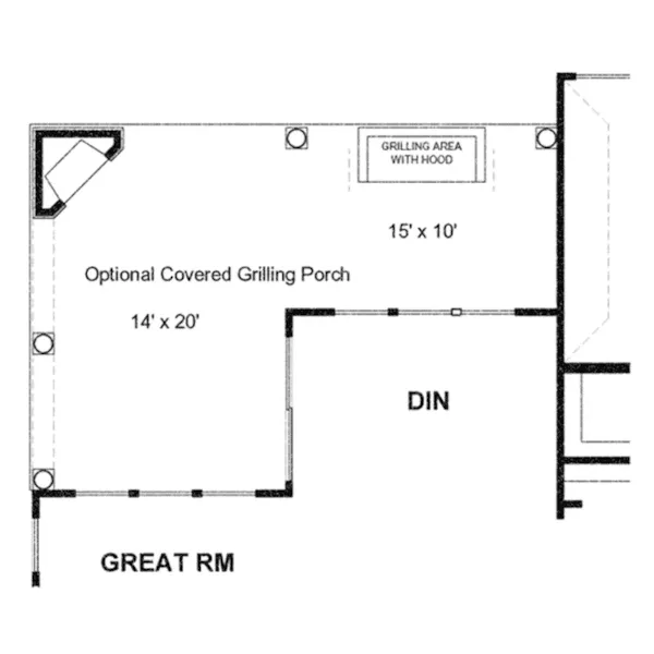 Arts & Crafts House Plan Optional Floor Plan - Hewlett Country Home 034D-0118 - Search House Plans and More