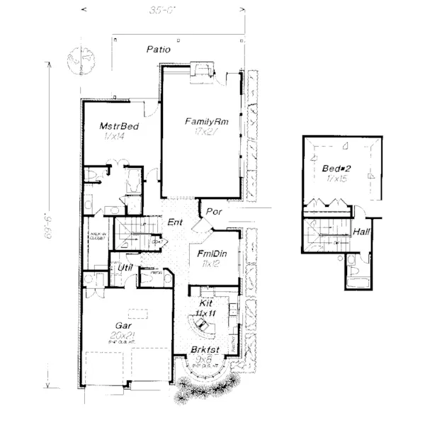 Traditional House Plan First Floor - Potomac Hill Victorian Home 036D-0023 - Shop House Plans and More