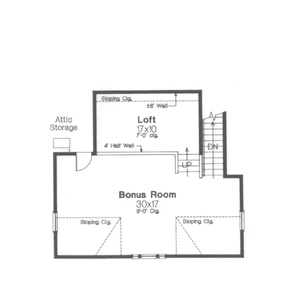 Acadian House Plan Second Floor - Baird Creek Victorian Home 036D-0066 - Search House Plans and More