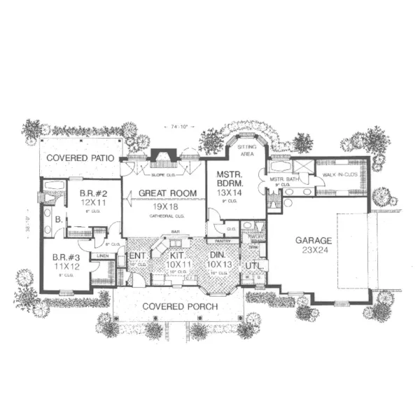 Country House Plan First Floor - Stonebridge Ranch Country Home 036D-0081 - Shop House Plans and More