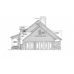 Traditional House Plan Right Elevation - Lindenwold Country Ranch Home 036D-0105 - Shop House Plans and More