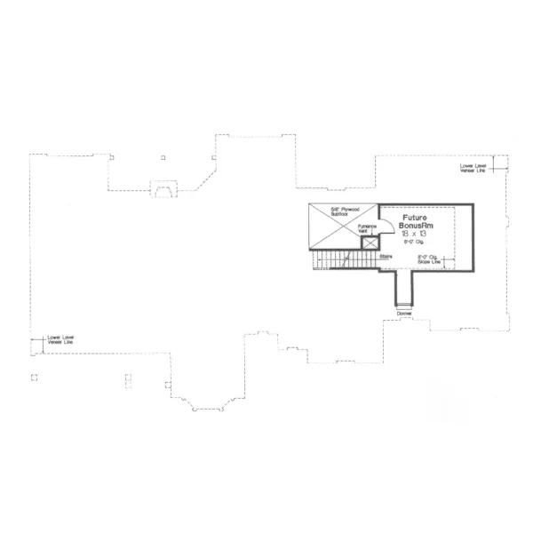 Farmhouse Plan Second Floor - Langer Country Ranch Farmhouse 036D-0110 - Shop House Plans and More