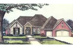 Craftsman Style Front Entry Woodwork Adds To This Home