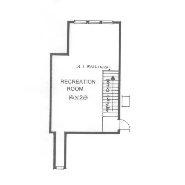 Ranch House Plan Second Floor - Deer Orchard European Home 036D-0157 - Search House Plans and More