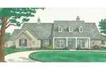 Traditional House Plan Front of House 036D-0204