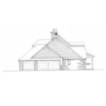 Country House Plan Left Elevation - Sappington Southern Home 036D-0204 - Shop House Plans and More