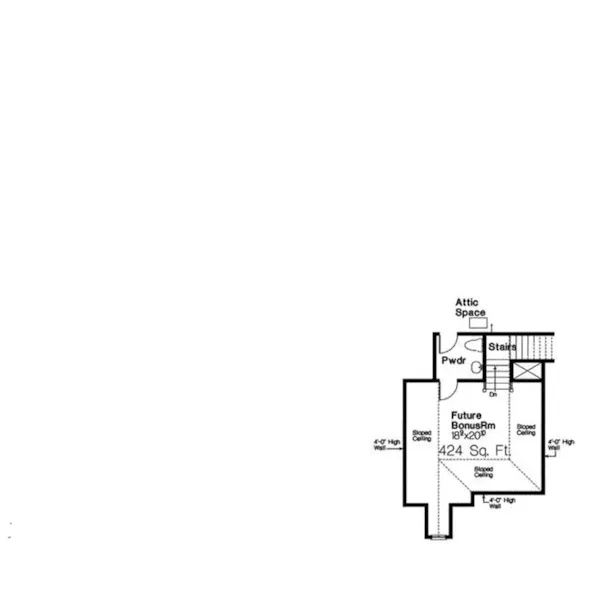 Traditional House Plan Second Floor - Pacey Country Home 036D-0205 - Shop House Plans and More