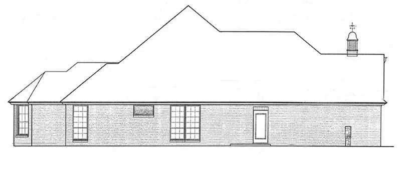 Country House Plan Left Elevation - Pacey Country Home 036D-0205 - Shop House Plans and More
