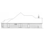 Traditional House Plan Left Elevation - Pacey Country Home 036D-0205 - Shop House Plans and More