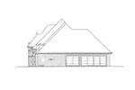 Ranch House Plan Right Elevation - 036D-0206 - Shop House Plans and More