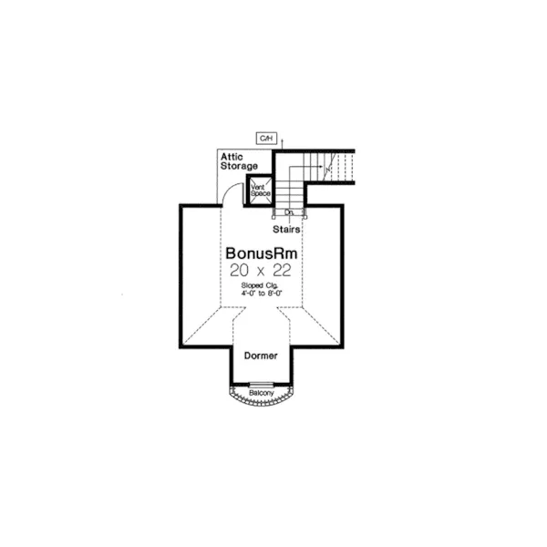 Ranch House Plan Bonus Room - Presley Lake European Tudor Home 036D-0207 - Shop House Plans and More