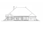 Country House Plan Rear Elevation - Presley Lake European Tudor Home 036D-0207 - Shop House Plans and More