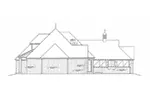 English Cottage House Plan Left Elevation - Roxburg Hill European Tudor Home 036D-0208 - Shop House Plans and More