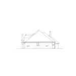 Traditional House Plan Right Elevation - Keansburg European Home 036D-0210 - Shop House Plans and More