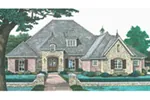 Traditional House Plan Front of House 036D-0211