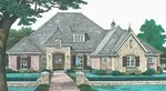 English Cottage House Plan Front of House 036D-0211