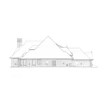 English Cottage House Plan Left Elevation - Valdemar European Home 036D-0211 - Shop House Plans and More