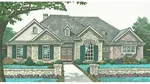 European House Plan Front of House 036D-0212