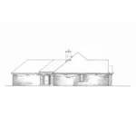 Ranch House Plan Left Elevation - Gamlin Traditional Ranch Home 036D-0212 - Search House Plans and More