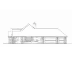 Ranch House Plan Right Elevation - Gamlin Traditional Ranch Home 036D-0212 - Search House Plans and More