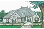 European House Plan Front of House 036D-0213