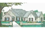 European House Plan Front of House 036D-0214