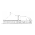 Traditional House Plan Left Elevation - Eshelman Ranch Home 036D-0214 - Shop House Plans and More