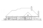 European House Plan Rear Elevation - 036D-0214 - Shop House Plans and More