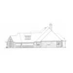 Traditional House Plan Right Elevation - Eshelman Ranch Home 036D-0214 - Shop House Plans and More