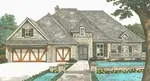 European House Plan Front of House 036D-0215