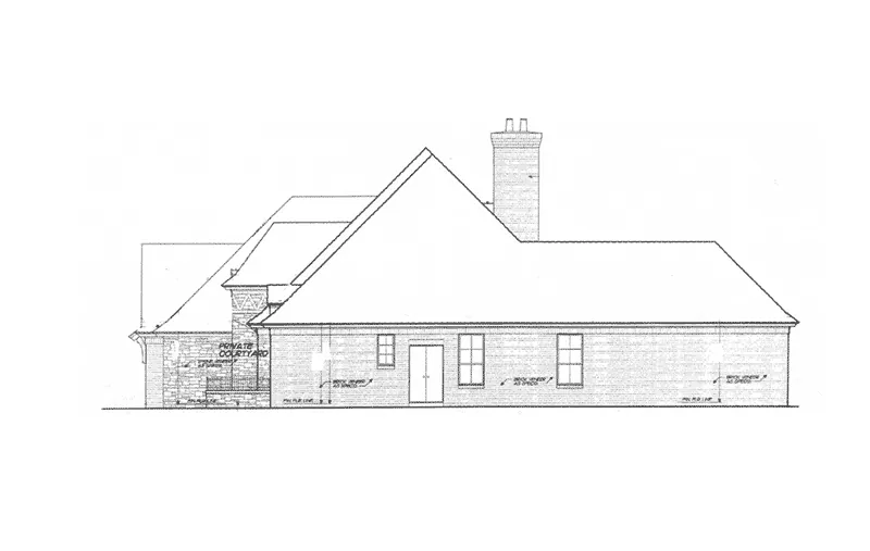 Rustic House Plan Right Elevation - 036D-0215 - Shop House Plans and More