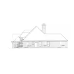 Ranch House Plan Right Elevation - Dorwin Tudor Home 036D-0215 - Shop House Plans and More