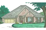 Neoclassical House Plan Front of House 036D-0216