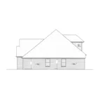 Country French House Plan Right Elevation - Heath Hill Ranch Home 036D-0216 - Search House Plans and More